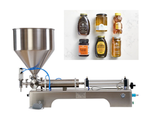Double Head Pneumatic Filling Machine 5-5000ml Range <b>for</b> Cooking Oil Cosmetic Lotion Shampoo <b>Jar</b> Honey Can Beverage Glass - Product Image 1
