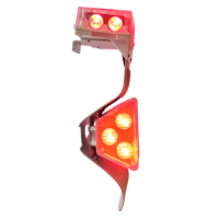 Lampe de guidage solaire à LED haute luminosité, étanche IP66, pour délimitation routière et sécurité routière dans les zones brumeuses