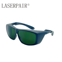 Lunettes de sécurité laser haute puissance bloquant la lumière flash, protection des yeux pour les machines laser portatives 1060-1090 nm