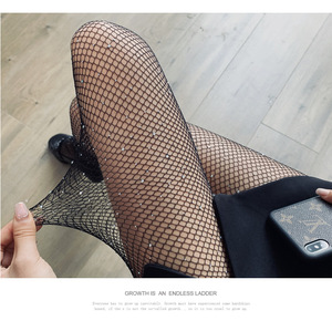 2024 saint valentin cadeau Sexy bas noir rose vif bas collants résille collants dentelle Leggings pour femmes Rose coeur motif - Product Image 5
