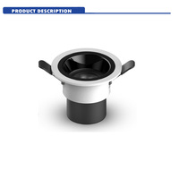 Projecteur à LED PHILIPS Anti-éblouissement UGR<13 RS280 RC RD D75 5W 7W 3000K/4000K 24D 50D ajuster