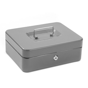Caja Metálica Grande Deslizable <span class=keywords><strong>para</strong></span> <span class=keywords><strong>Dinero</strong></span> con Compartimento <span class=keywords><strong>para</strong></span> Monedas, Caja de Ahorro <span class=keywords><strong>para</strong></span> Euros, Caja Registradora <span class=keywords><strong>para</strong></span> Supermercado/Tienda, Uso Transfronterizo - Product Image 4