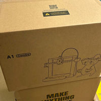 Imprimante 3D FDM PLA industrielle A1 Combo entièrement automatique, haute vitesse, multicolore, avec système de nivellement, état neuf
