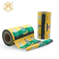Film d'emballage en rouleau pour biscuits/cracker/biscuits, imprimé mat, flexible, BOPP+CPP, 40 microns, thermoscellable