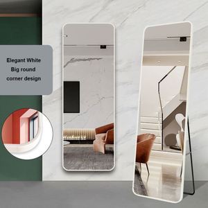 Trending 2025 Full Body Household Wall Full Length Floor <b>Mirror</b> Silver <b>Framed</b> Large Modern Stylish Contemporary Bedroom Home - Product Image 3