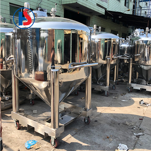 Réservoir de stockage en acier inoxydable de 500 litres galvanisé pour la fermentation de la bière, le carbone, le miel, le mélange et le stockage de l'eau - Product Image 5
