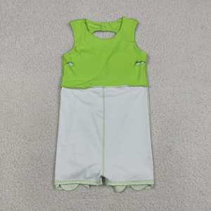 En Stock: Vestido de Yoga sin Mangas para Niñas con Estampado de Puntos Lime Dots, Ropa Deportiva al por Mayor, Nueva Moda, Ropa Deportiva Infantil de Boutique - Product Image 6