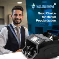 Machine de comptage de billets de banque NUMEN SH-2830R, machine de comptage de billets de banque à usage intensif, avec technologie d'imagerie IR