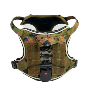 Outdoor LED <b>Dog</b> Harness Camouflage Oxford Cloth Chest Strap With <b>Lights</b> For Walking - Product Image 4