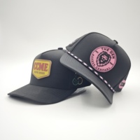 Casquette de golf imperméable Hydro respirante à découpe laser, casquette à cinq panneaux avec cordon, casquette de course, patch PVC personnalisé, casquette de baseball à fermeture snapback