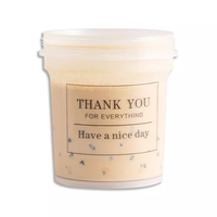 Conteneurs de crème glacée en plastique PP 300ml 500ml, gobelets de Pudding à Dessert en gelée avec couvercle intérieur, masque pour le visage, Pot de maquillage