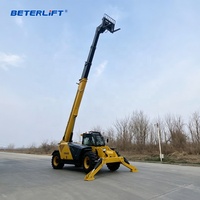 Günstiger 18m 4WD Drehbarer Teleskoplader 4 Tonnen Teleskopstapler für Materialtransport