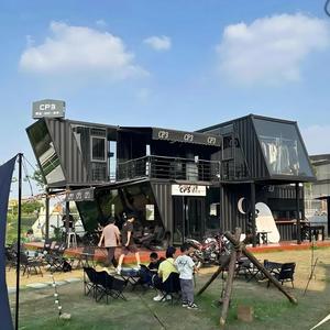 Casa Contenedor Prefabricada <span class=keywords><strong>de</strong></span> Bajo Consumo <span class=keywords><strong>de</strong></span> 20 pies, Rentable, Fácil <span class=keywords><strong>de</strong></span> Transportar y Montar, con Certificación CE ISO9001, para Oficinas <span class=keywords><strong>de</strong></span> Empresas en el Sudeste Asiático - Product Image 2