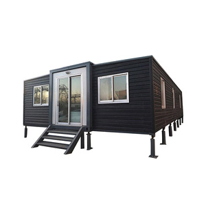 Villa prefabricada de lujo para vivir, casa prefabricada de 3 dormitorios, casa contenedor extensible móvil plegable de 20 pies y 40 pies para edificio de oficinas - Product Image 3