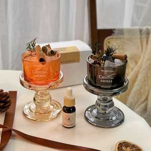 Set Diffusore di Aromi in Cristallo Naturale con Fiori Secchi e Cannella, Diffusore di Oli Essenziali <span class=keywords><strong>per</strong></span> Casa, Personalizzabile con Logo OEM - Product Image 3