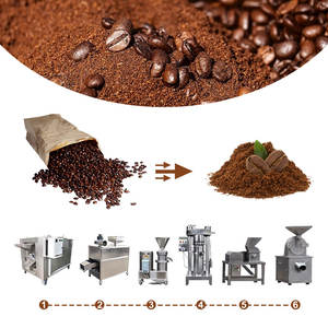 Machine de fabrication de beurre de cacao et de poudre de cacao, ligne de traitement du cacao en poudre/liquide, en acier inoxydable 304, haute efficacité, fournie directement par l'usine - Product Image 2