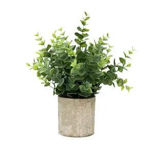 Mini plantes en pot de papier, 10 pièces, plantes artificielles en plastique pour la décoration de la maison, du bureau et de salle