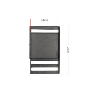 Single Pull <b>Plastic</b> Buckle 38Mm <b>Sliding</b> Buckle For Bags Backpack Webbing Accessory - Product Image 3