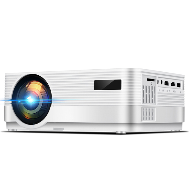 Home Cinema Smart Projectors 1280x720 1080P Supported LCD Android 9 Portable Built-In Speakers 200 Lumens Pico LED Manual