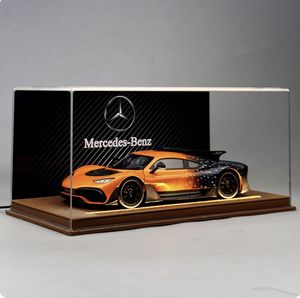 Modèle de voiture miniature Mercedes-AMG <span class=keywords><strong>ONE</strong></span> <span class=keywords><strong>1</strong></span>:18 en alliage d'aluminium, pièce de collection décorative, cadeau d'anniversaire personnalisé, jouet - Product Image 1