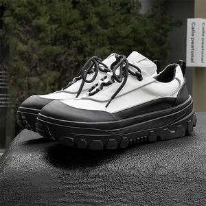 Nouvelle Collection Printemps 2025 – Chaussures Décontractées Homme à Semelle Épaisse, Style Rétro, Rehaussantes, Respirantes et Confortables - Product Image 1