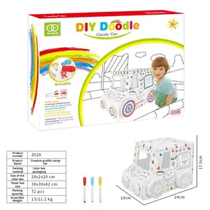 Mainan Edukasi Anak Terlaris, Papan Gambar Grafiti 3D DIY, Puzzle Interaktif Kertas, Model Mainan Orang Tua-Anak - Product Image 6