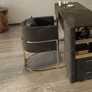 Yoocell Black <strong>Nail</strong> Salon Furniture Design Beauty Manicure Tables <strong>Nail</strong> <strong>Tech</strong> <strong>Desk</strong> and Chairs Manicure Table for Sale - Product Image 3
