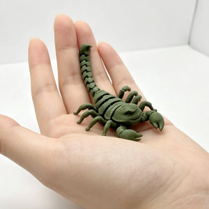Jouet animal imprimé en 3D personnalisé, jouet scorpion entièrement articulé, modèle animal, décoration de bureau et de maison - Product Image 5
