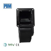 Ventilador Centrífugo de 120 mm con Motor EC de 48 V, Entrada Única, Control de Velocidad PWM, Energía Solar, Rodamiento de Bolas, Acero Galvanizado