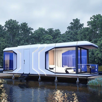 Offre Spéciale en Australie Villa de luxe en acier Cabine étanche Maison préfabriquée Petite maison en conteneur Capsule pour une utilisation en extérieur