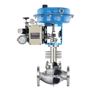 Válvula de Control Neumática de Diafragma de Acero Inoxidable 304 con Brida DN100, Tipo de Disipación de Calor, de Una Sola Vía - Product Image 1