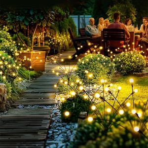 Outdoor Waterproof Solar LED Firefly Garden <b>Lights</b> with Swaying <b>Motion</b>-Warm White/Colorful for Christmas Father's Day Decoration - Product Image 6