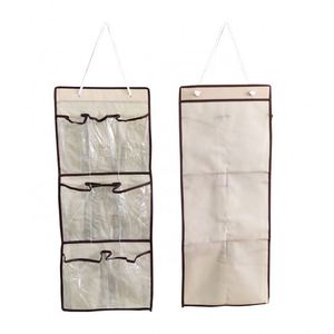 6 Pocket with PVC Over the Door Hanging Shoe and Accessories Storage Organizer - Product Image 3