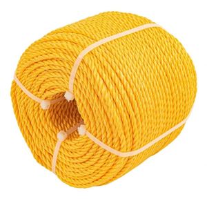 Top Grade 3-Strand Twisted White PP Fiber 4mm High Strength Water-proof <b>Floats</b> <b>Fishing</b> Shipping Marine Ropes - Product Image 3