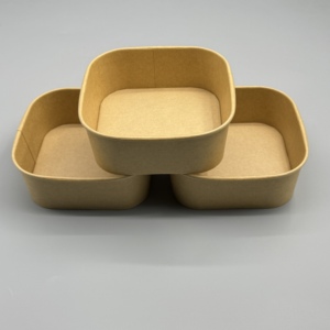 Bols en papier jetables pour soupe, salade, riz et emballages alimentaires à emporter - Product Image 2