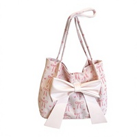 Tas Tote Wanita Bahan Corduroy Custom Print Grosir, Kapasitas Besar untuk Kerja dan Belanja