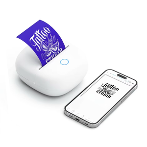 Impresora Térmica Portátil <span class=keywords><strong>de</strong></span> 2 Pulgadas para Tatuajes, Inalámbrica, Bluetooth, sin Tinta, para Trabajos <span class=keywords><strong>de</strong></span> Tatuaje, Etiquetas, Regalos, Hogar, Oficina, Personalizada - Product Image 1