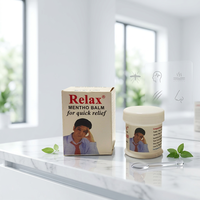 Baume Herbal Naturel à la Menthe Poivrée Shenhu pour la Circulation, Soulagement des Douleurs et des Gonflements, Contre les Moustiques, Rafraîchissant au Menthol, Emballage Plastique