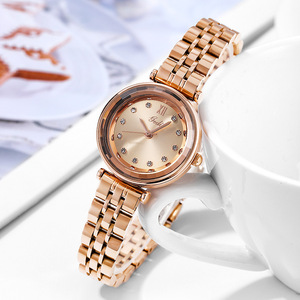 Montre pour femme tendance 2025, nouvelle montre polyvalente avec bracelet en acier inoxydable, montre décontractée pour tous les jours, étanche, à quartz - Product Image 1