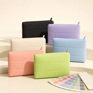 Custom Logo Neoprene Cosmetic <b>Bag</b> Soft Padded <b>Large</b> Capacity <b>Makeup</b> Pouch Travel Toiletry Organizer <b>Bag</b> for Women Wholesale - Product Image 2