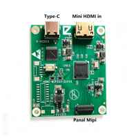 Carte de conversion MIPI DSI originale prenant en charge la résolution 4K HDCP 1.4 1,5 Gbit/s par voie pour les accessoires de cartes d'affichage LCD haute vitesse OEM