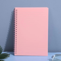 Carnet personnalisé avec logo sublimé en papier bon marché en vrac noir Kawaii mignon carnet à spirale à sublimation personnalisable