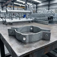 Collier de serrage hélicoïdal réglable robuste en acier galvanisé à chaud, haute résistance à la corrosion, certifié ISO9001 pour l'énergie