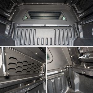 Nuoyisen NB-02 2005 2007 2008 2011 Toyota Tundra <span class=keywords><strong>Double</strong></span> <span class=keywords><strong>Cab</strong></span> 5.5 6.5 ft Aluminium Truck Bed Topper Camper Shell - Product Image 6