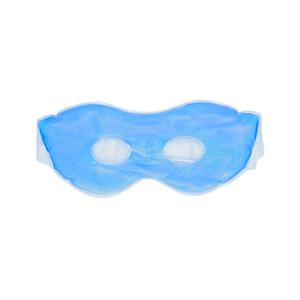 Masque bleu pour les yeux en perles de Gel de thérapie chaude/froide avec support en peluche pour les maux de tête Poches Migraine Soulagement du stress Soins de la peau Yeux secs - Product Image 2