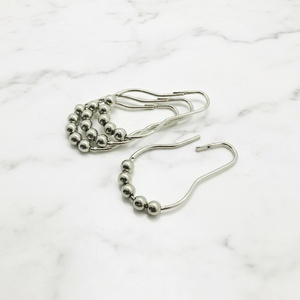 Accessoires de rideaux en métal YIWANG, anneaux pour rideaux de douche - Product Image 1