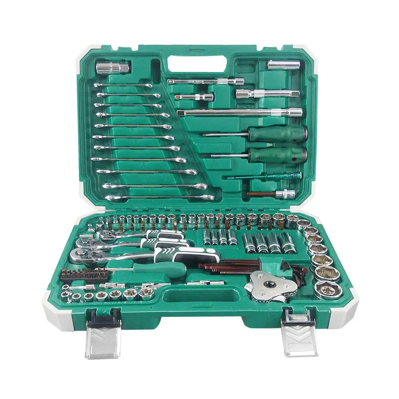 121pcs Hand Tool Socket Wrench Auto Repair Tool Set Torque Wrench Combination