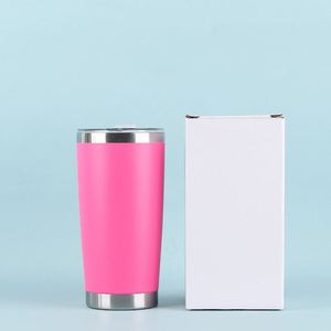 Colorful <b>Spray</b> Coated Blank 20oz Sublimation Car Tumbler Stainless Steel Mug - Product Image 1