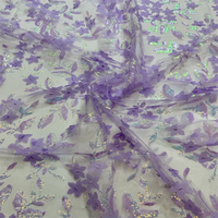Dentelle française de luxe brodée en maille, velours et sequins, avec perles, de haute qualité, élégante et sexy, vente en gros d'usine pour soirées