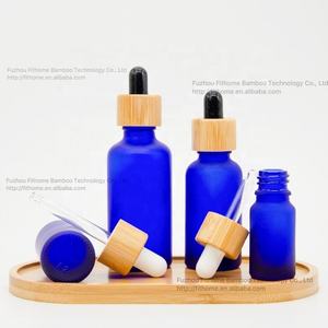 <span class=keywords><strong>5Ml</strong></span> 10Ml 15Ml 20Ml 30Ml 50Ml 100Ml Mờ Màu Xanh Tinh Dầu Thủy Tinh Chai Nhỏ Giọt Với Nắp Tre - Product Image 5